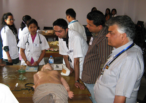 Dr Katrina Butterworth's medical students during a module