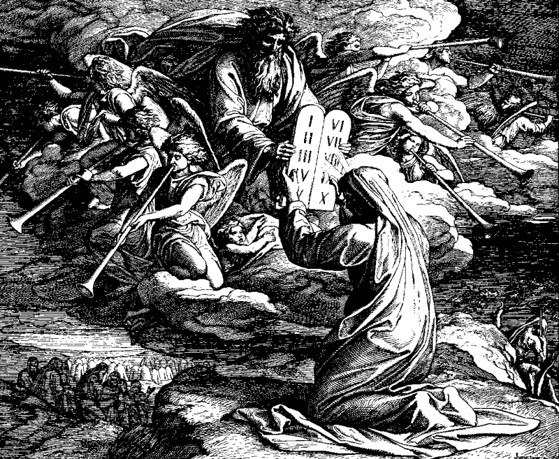 Moses Receives Ten Commandment