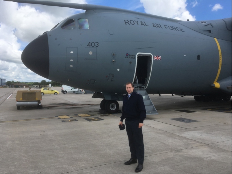 RAF Chaplain Jonathan Stewart