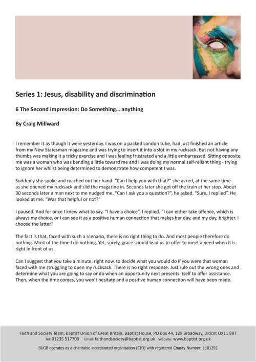 Series1 JesusDisabilityAndDisc