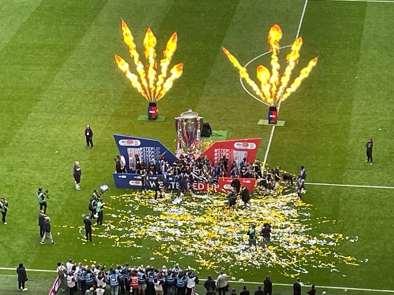 President's diary - Wembley
