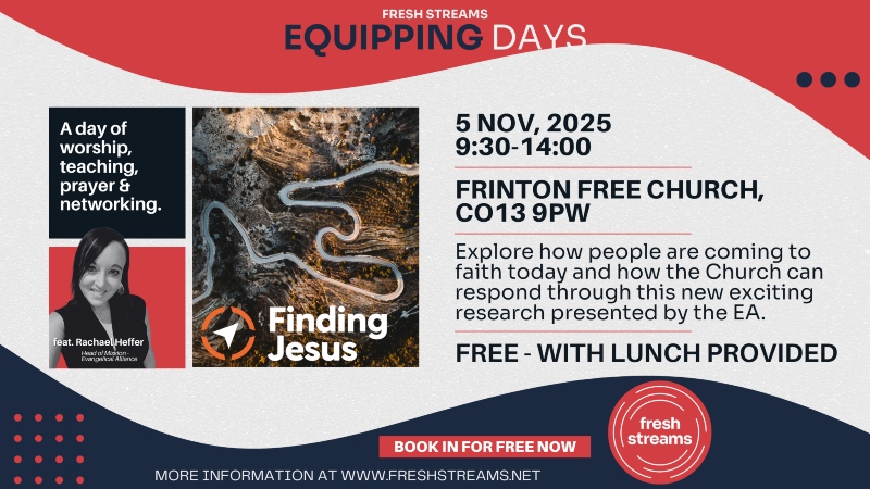 Equipping Days - Finding Jesus poster for Frinton