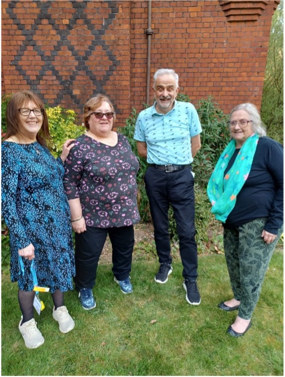  4 members of the Hope UK East Midlands Team pose for a photo - 3 women and 1 man