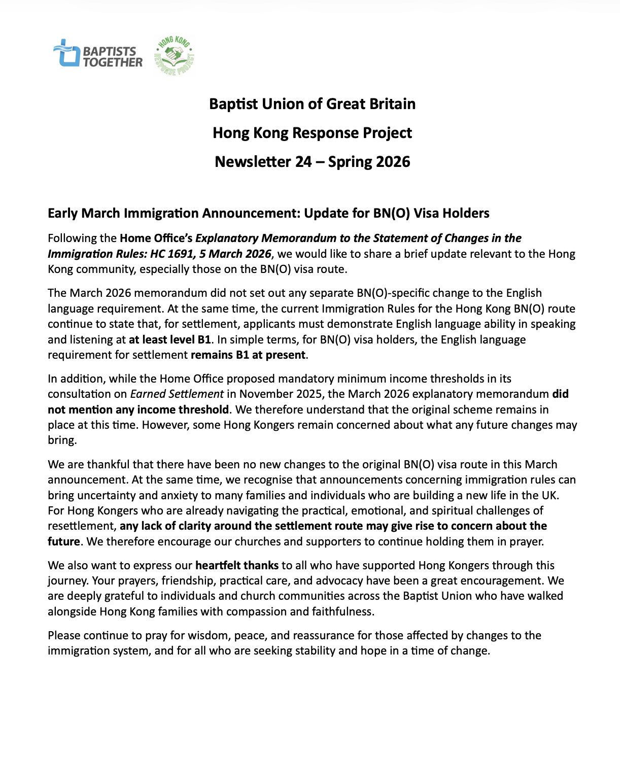 HongKong Newsletter April 2026