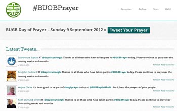 United in day of prayer 13 Sep