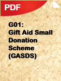 FGA04 Gift Aid - Claim for a T