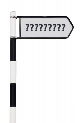 Question Mark Signpost