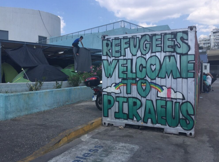 Refugees Piraeus