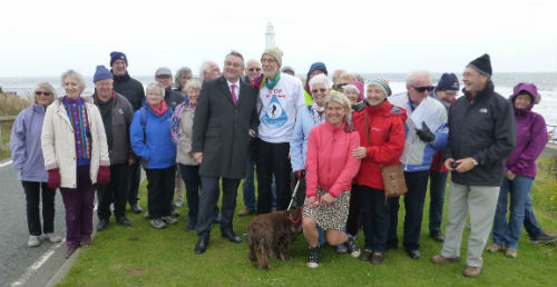 Alan Campbell MP with climate 