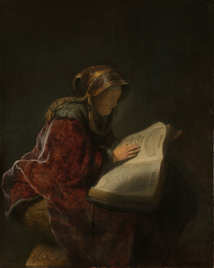 Prophetess Anna Rembrandt
