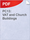 PC13 VAT and Church Buildings