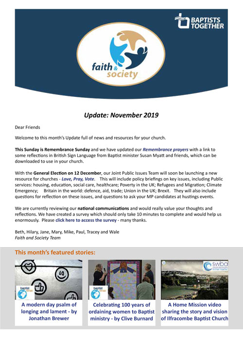 MonthlyUpdate Nov2019