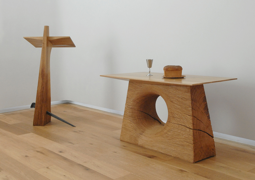 Cross and Communion Table