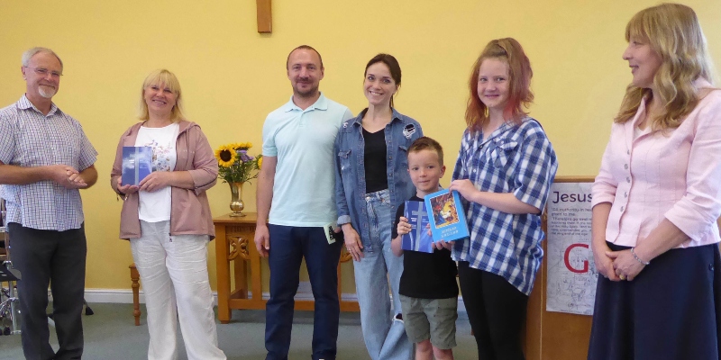 Bible gifts for Ukraine family 