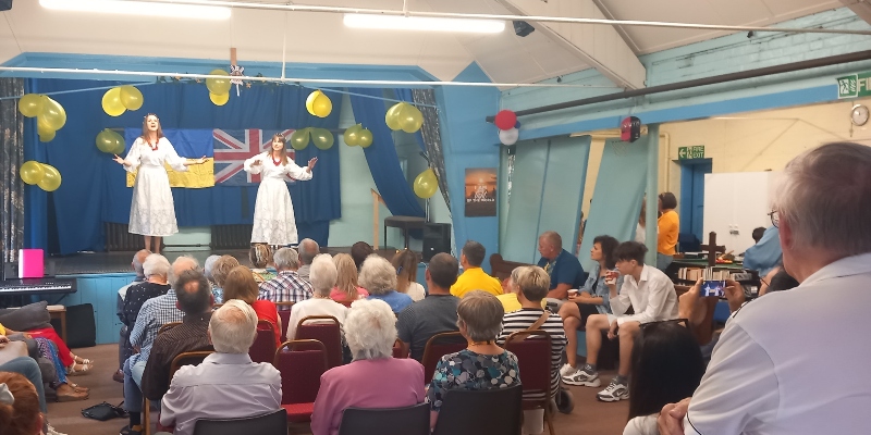Ukrainian guests share culture at Baptist church in Poole 