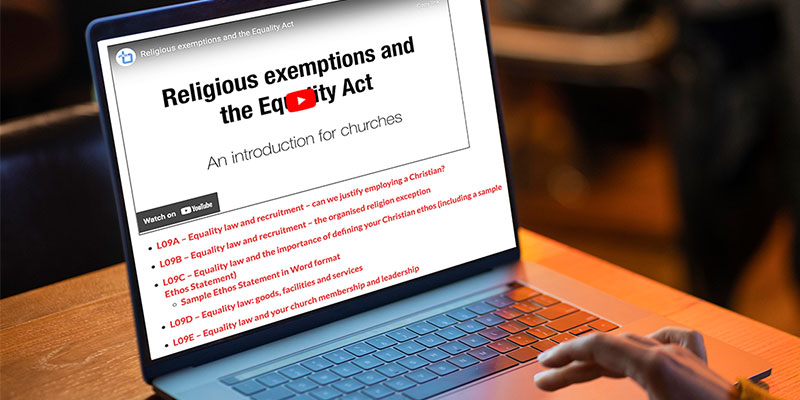 Religious exemptions and the Equality Act